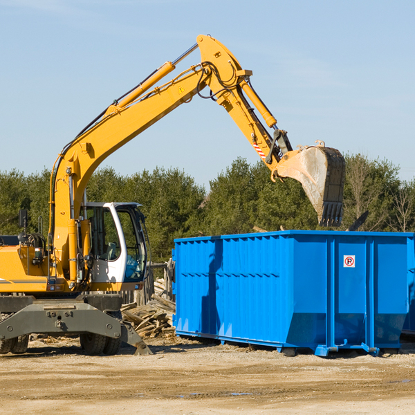 how many times can i have a residential dumpster rental emptied in Brimfield Ohio